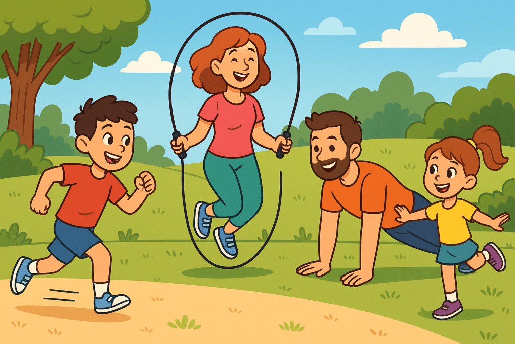 Fitness challenges that are fun for families