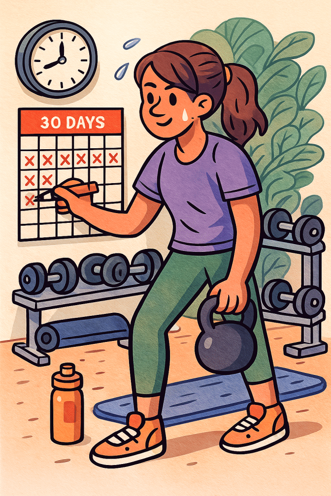 Fitness challenges that encourage consistency