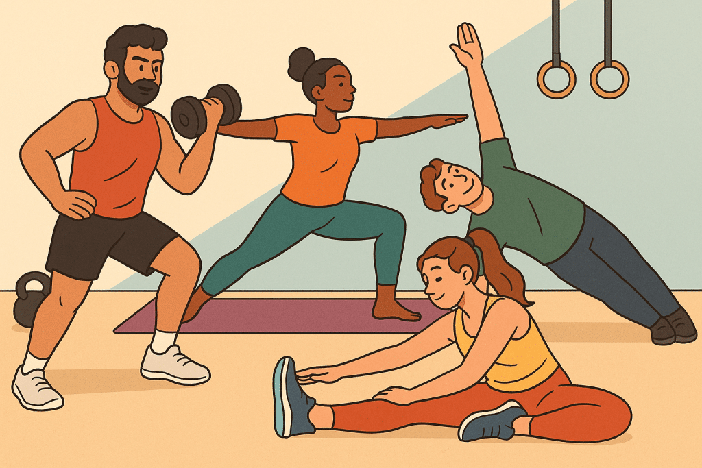 Fitness routines that improve strength and flexibility