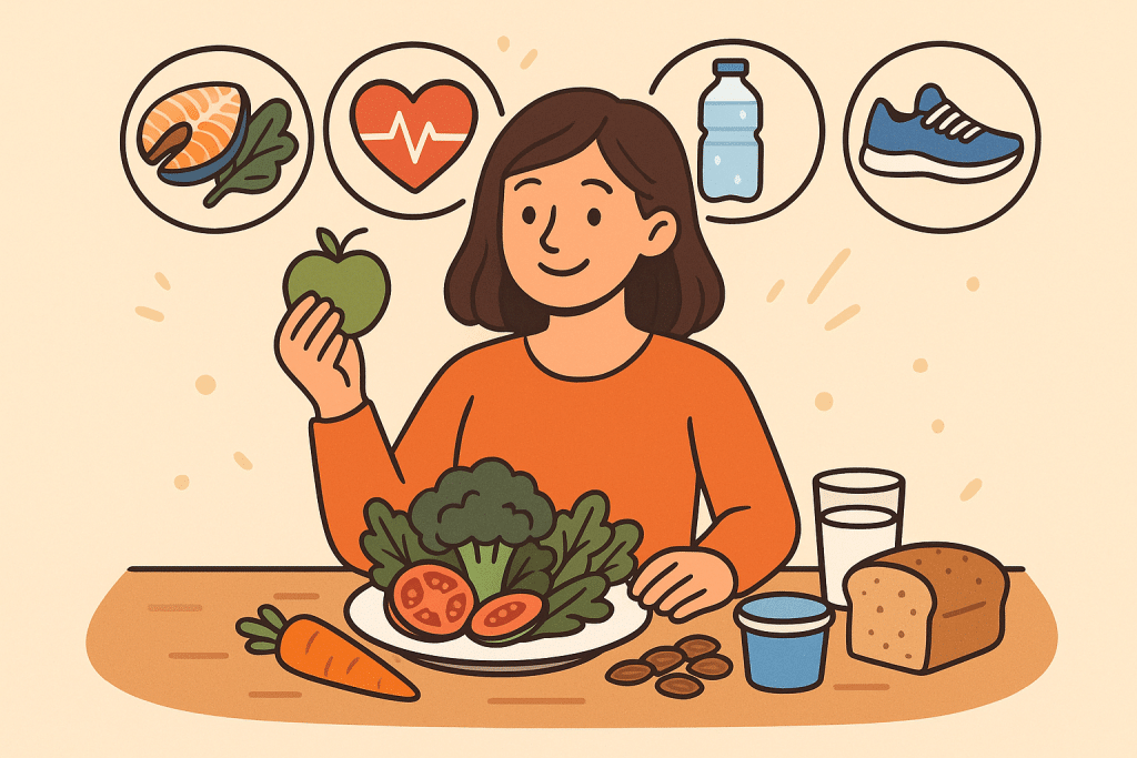 Nutrition advice for maintaining long-term health