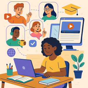 Online communities improve education access