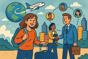 Travel enhances career and networking opportunities