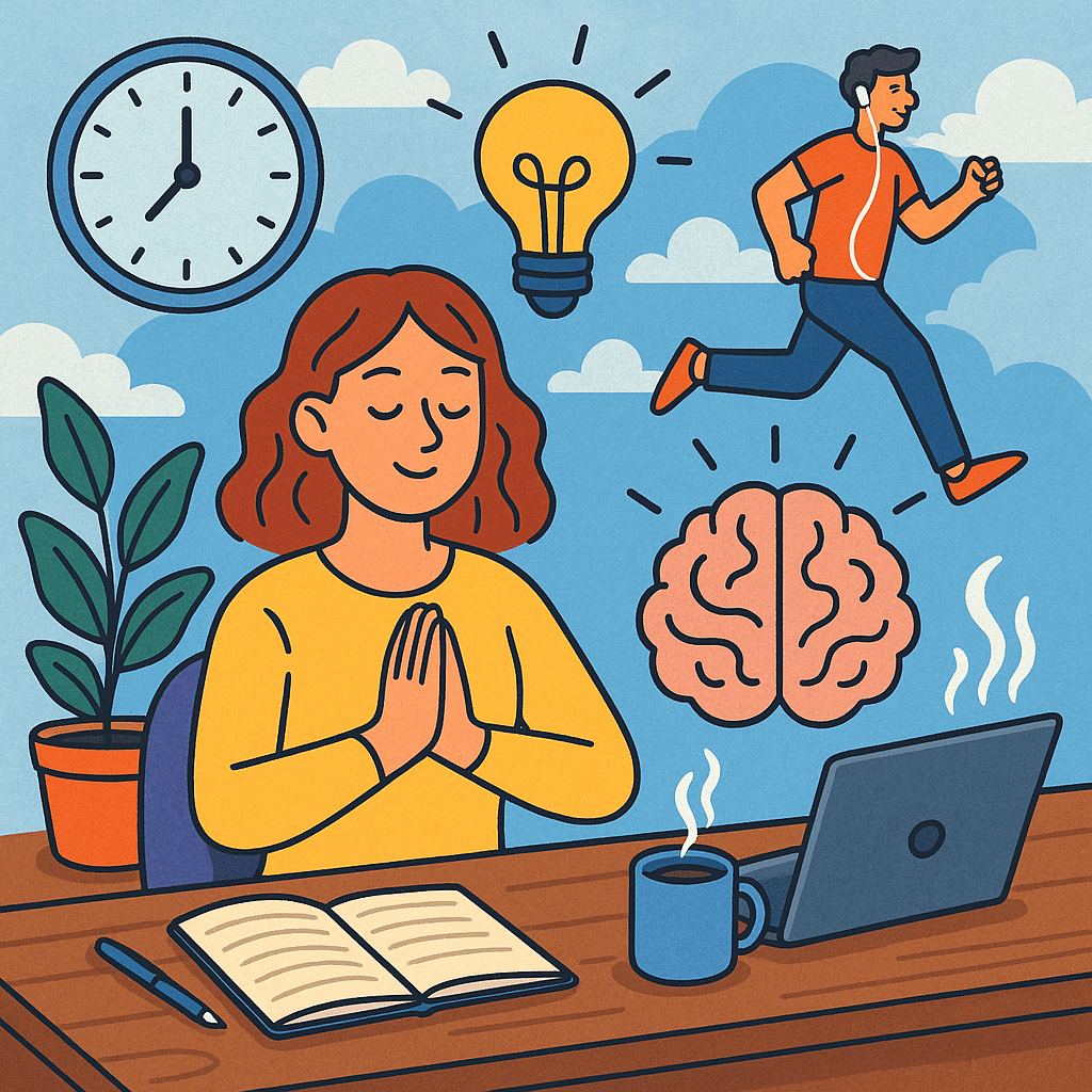 Wellness practices that improve focus and productivity