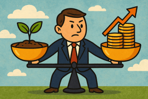 Balancing corporate responsibility with profit