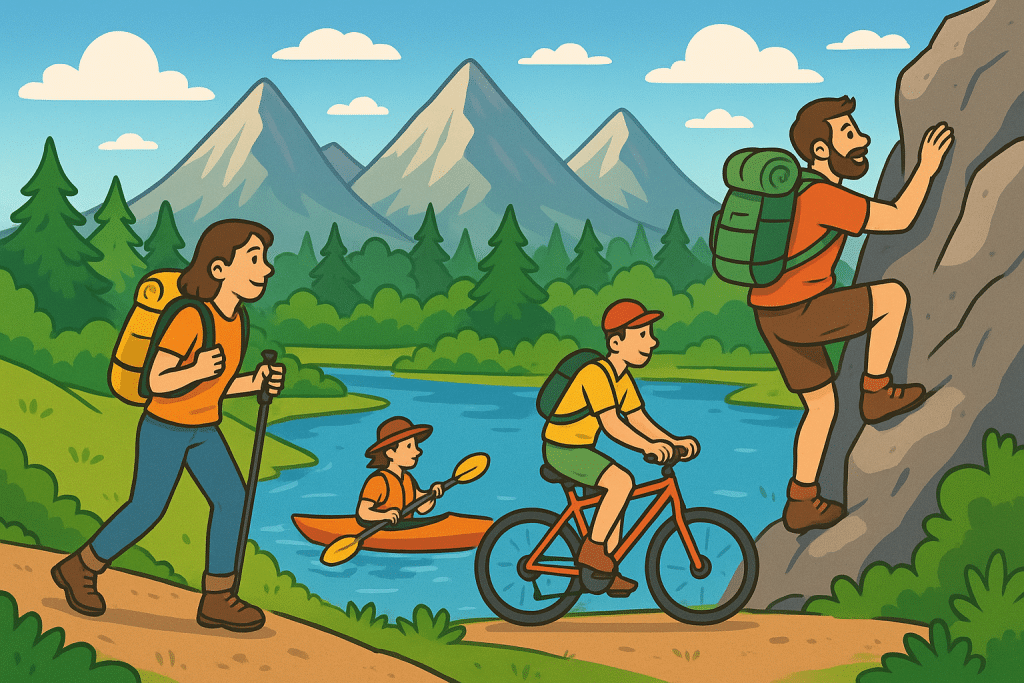 travel destinations that encourage outdoor activities